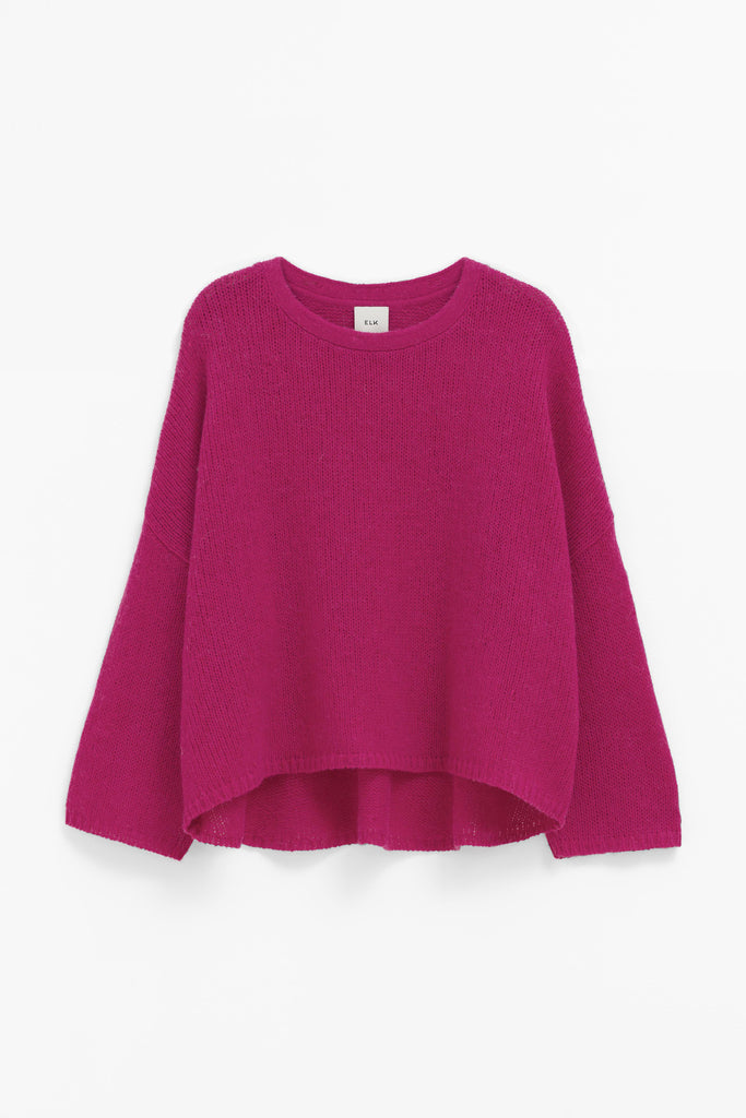 Elk Agna Sweater - Bright Pink