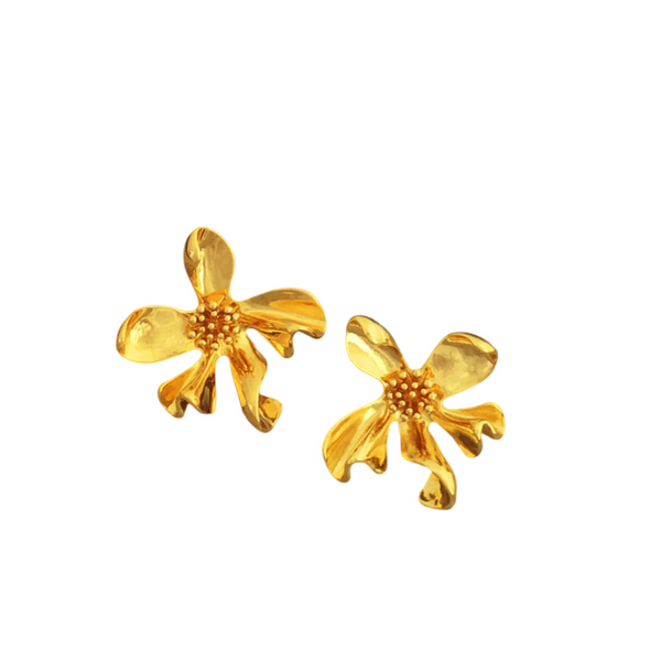 Aster Aura Jasmine Flower Stud Earrings I Dream a Highway