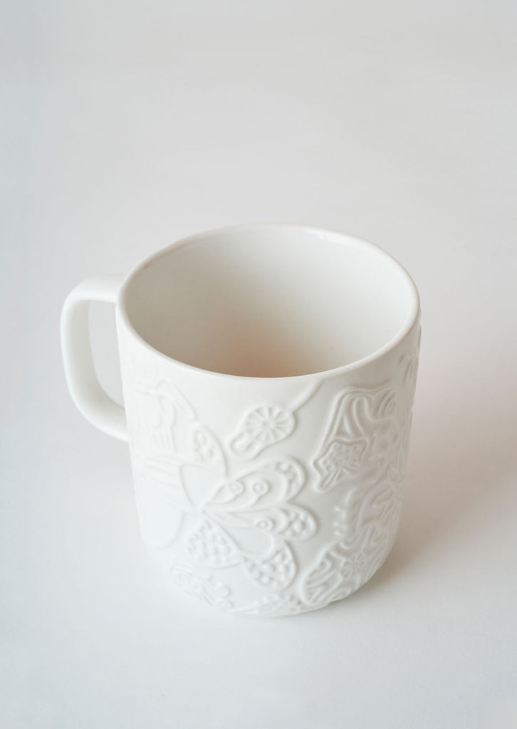 Angus & Celeste Imaginary Botanical Mug Set - White