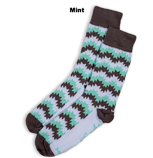 Otto & Spike Cotton Socks - Starstruck Mint