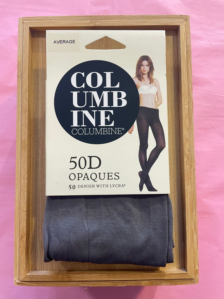 Columbine 50D Opaque Tights - Mid Grey