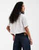 Fred Perry Checkerboard Woven Shirt - White