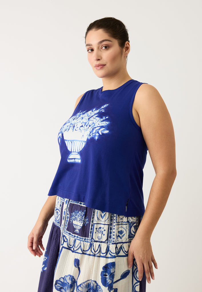 Nancybird Coco Pintuck Skirt - Lyon Tile