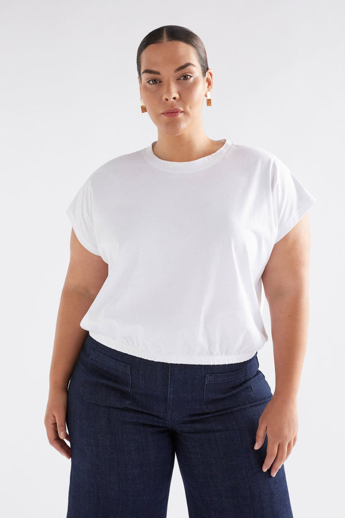 Elk Kruis Tee - White