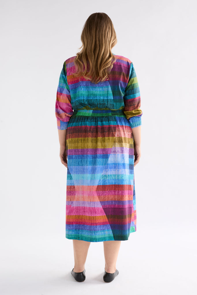 Elk Gia 3/4 Sleeve Shirt Dress - Koma Print