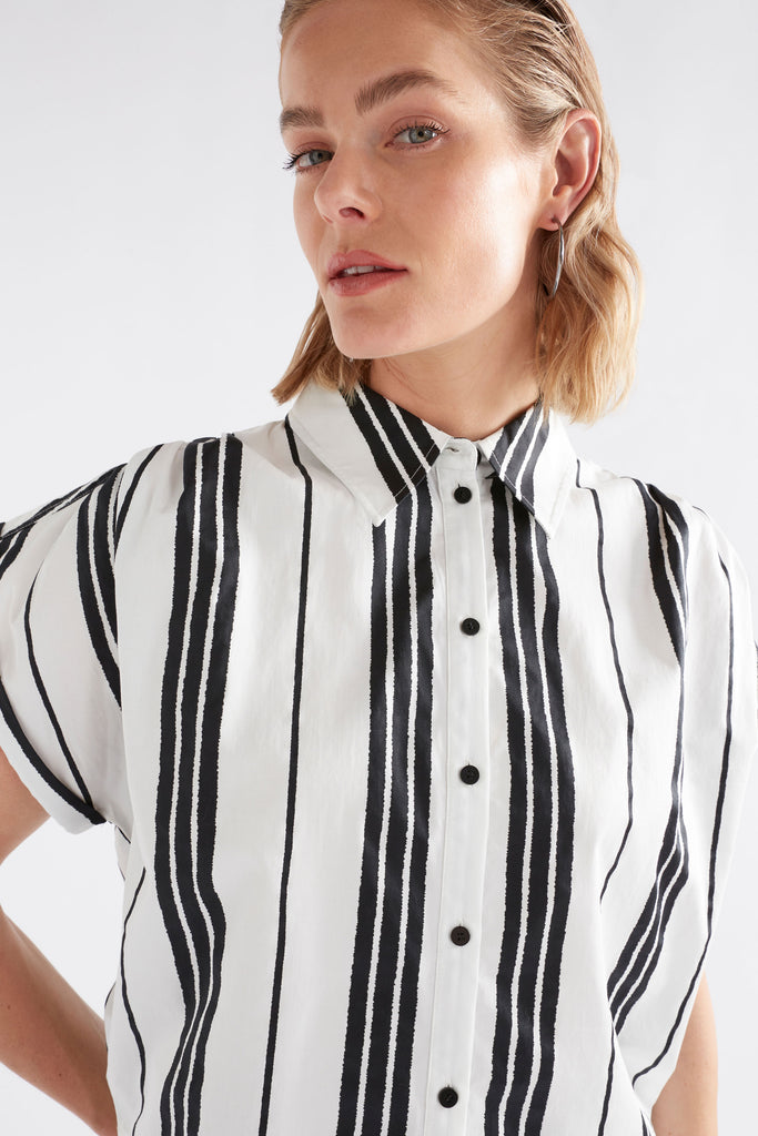 Elk Reza Shirt - Fez Print