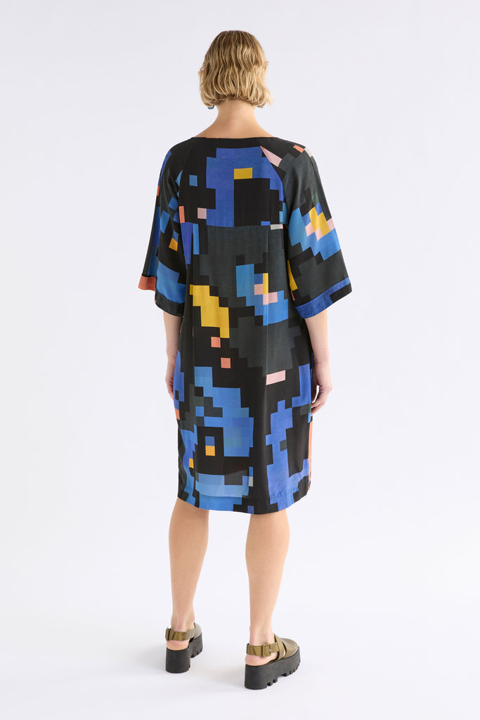 Elk Malo V-Neck Dress - Lucent Print