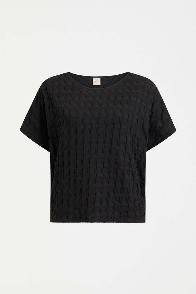 Elk Orta Boxy T-Shirt - Black