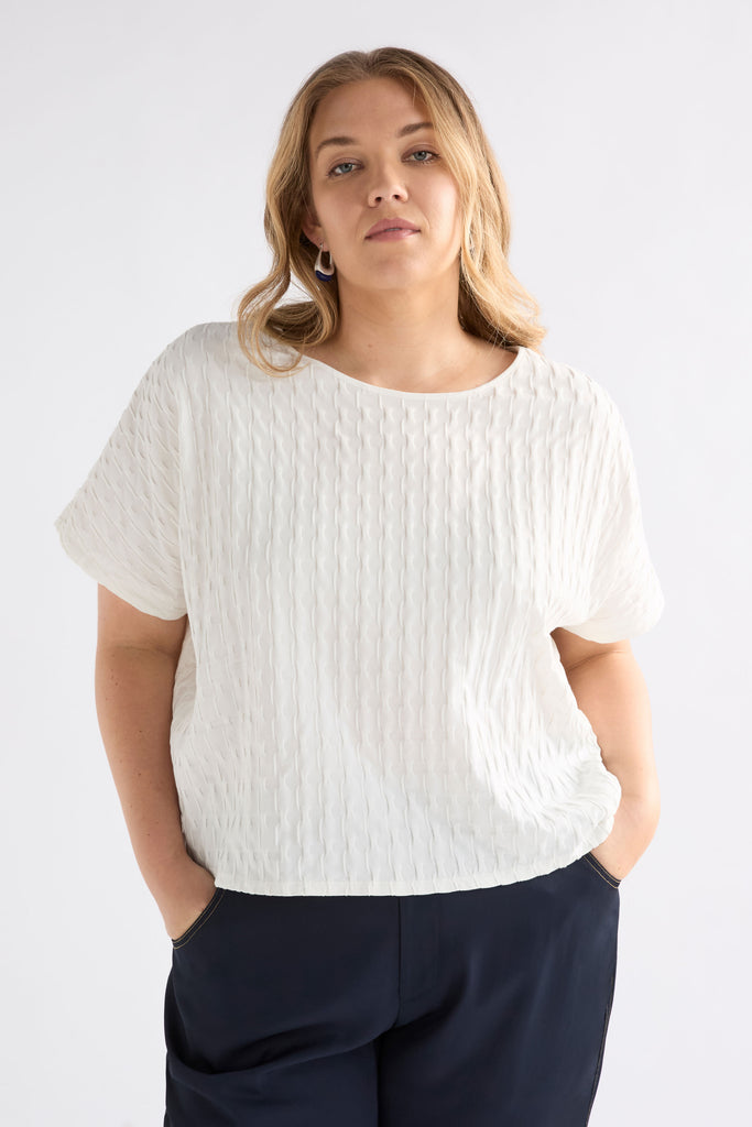 Elk Orta Boxy T-Shirt - White