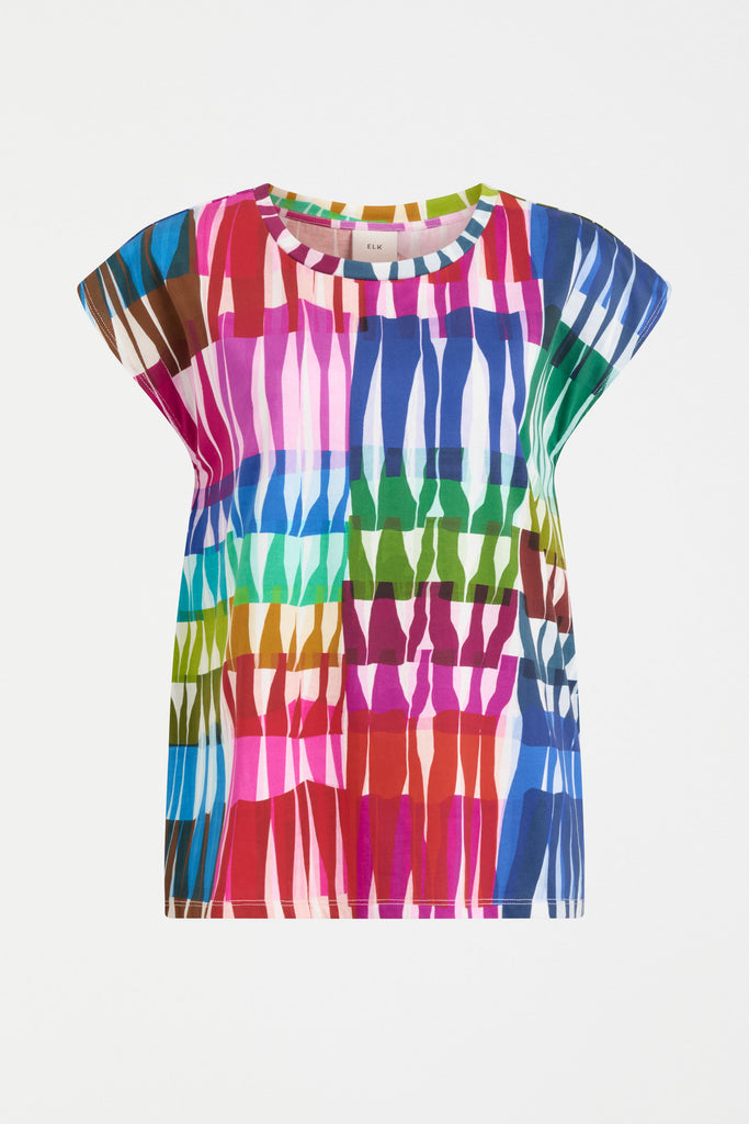 Elk Anden Tee - Lind Light Print