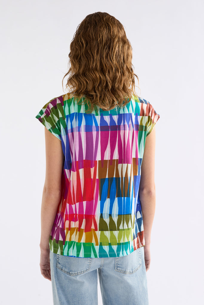 Elk Anden Tee - Lind Light Print