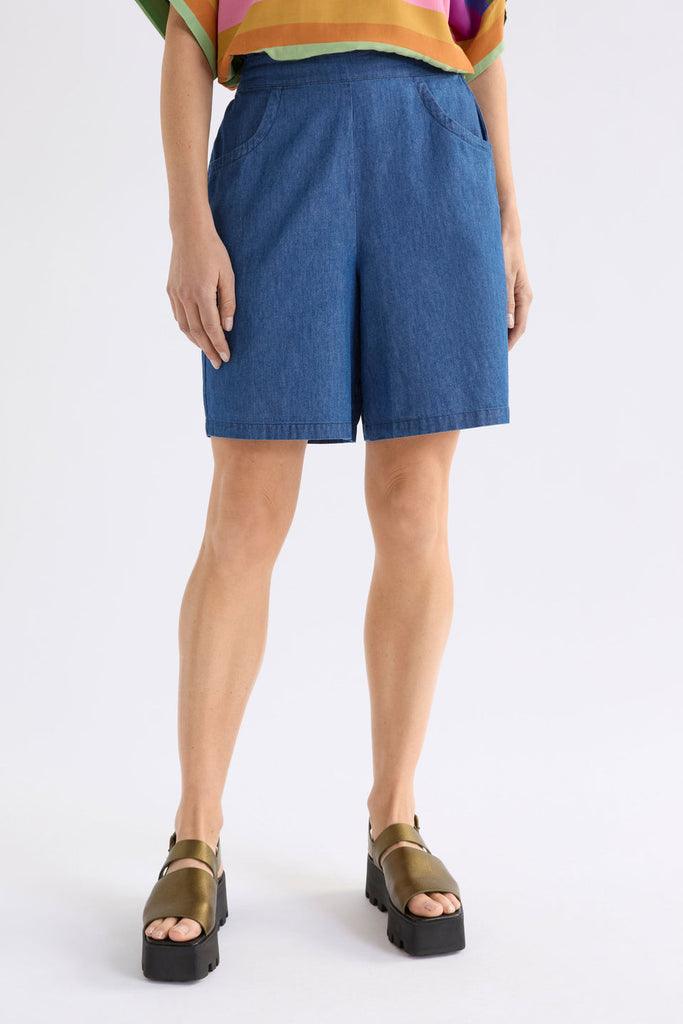 Elk Strom Shorts - Blue Denim