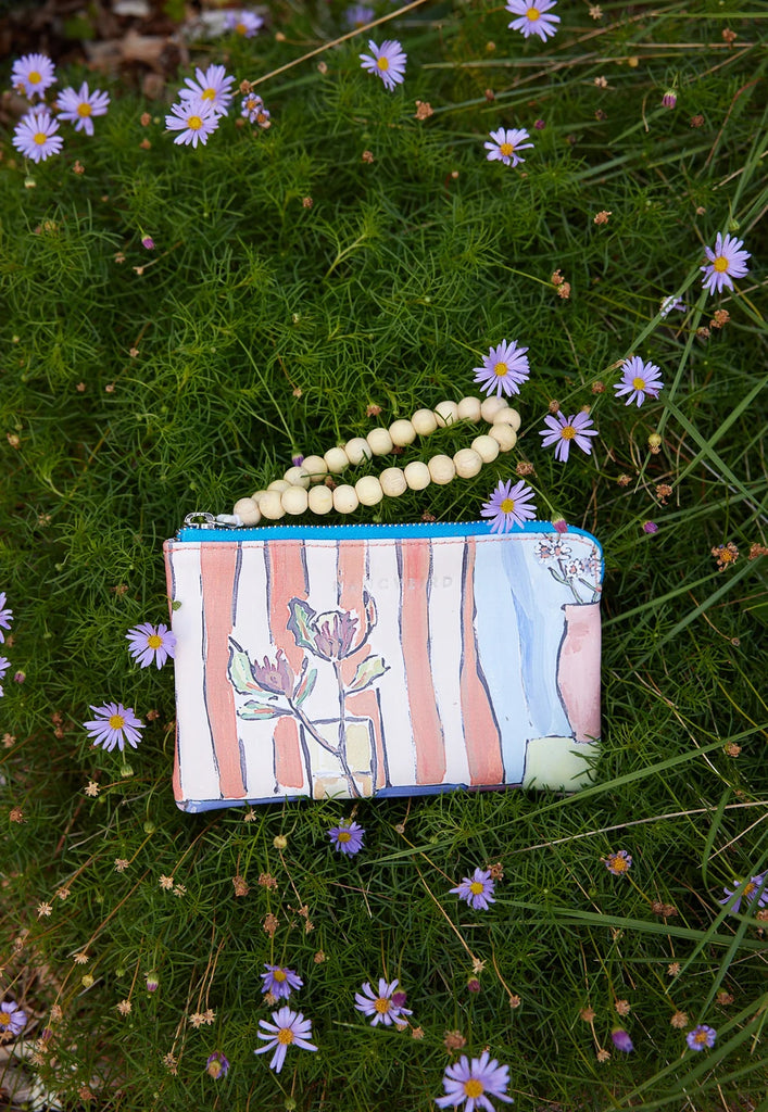 Nancybird Card Purse - Afternoon Stripe