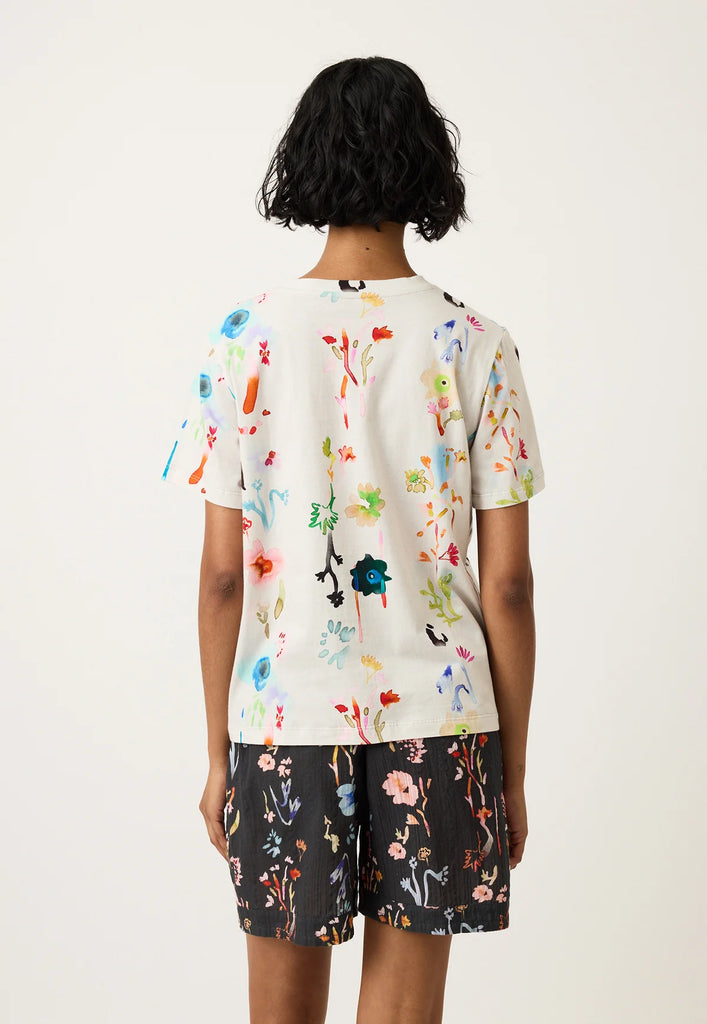 Nancybird Apollo Tee - Watercolour Cream