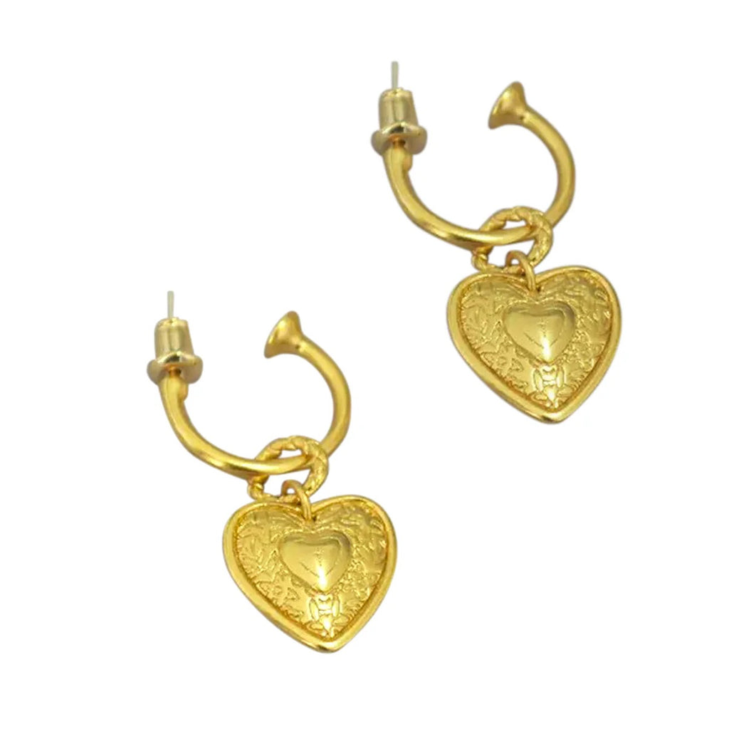 Aster & Aura Aurora Heart Vintage Earrings