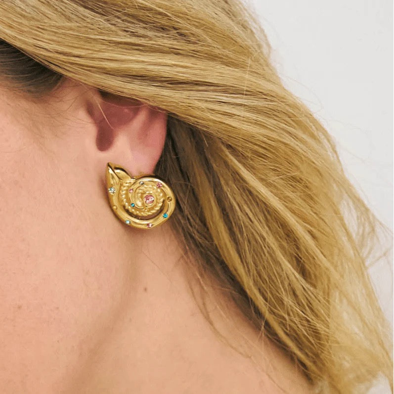 Bixby & Co. Nautilus Earrings