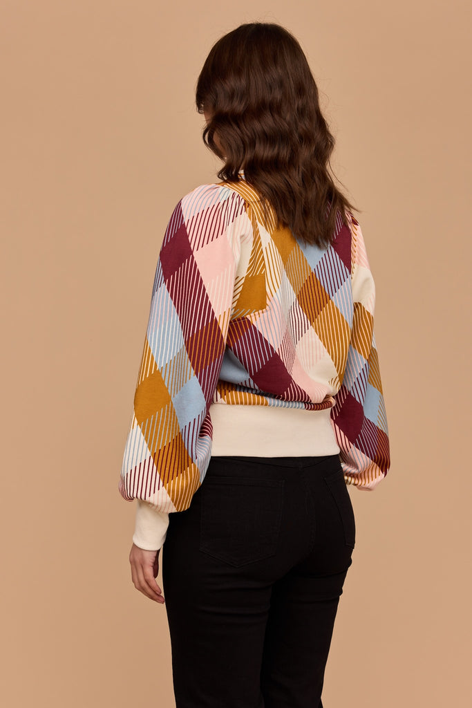 Frock Me Out Batwing Windcheater - Check Me Out