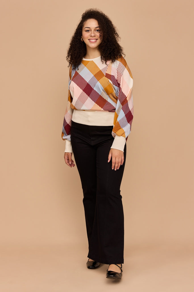 Frock Me Out Batwing Windcheater - Check Me Out