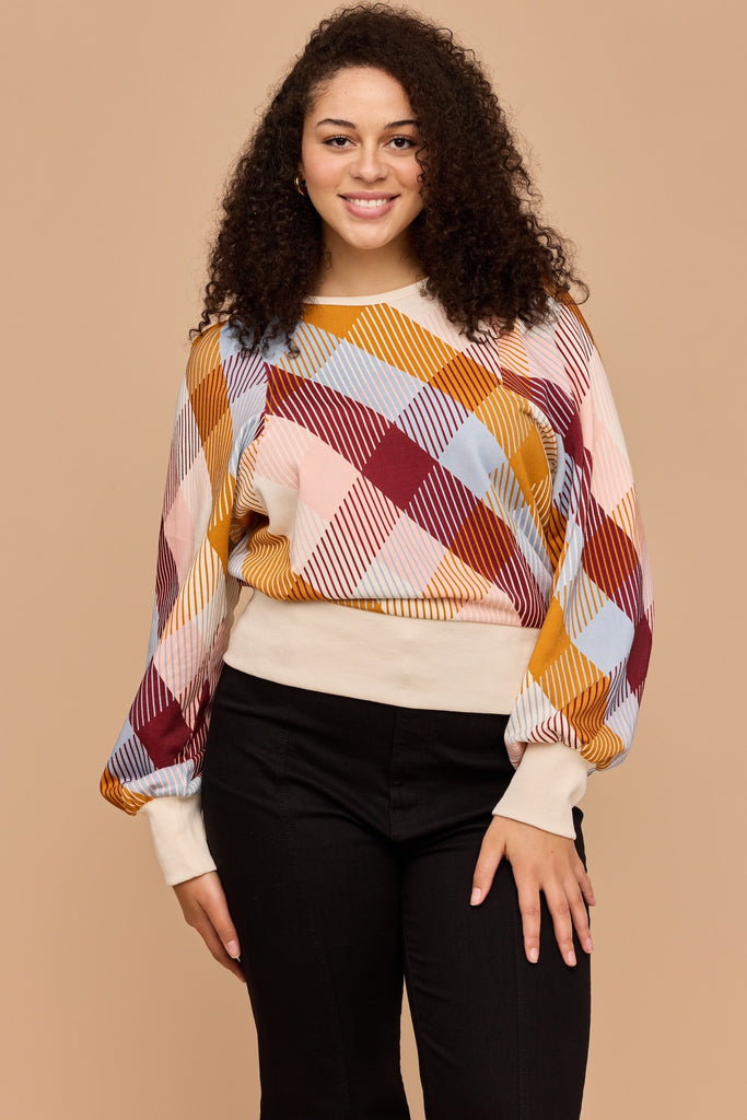 Frock Me Out Batwing Windcheater - Check Me Out