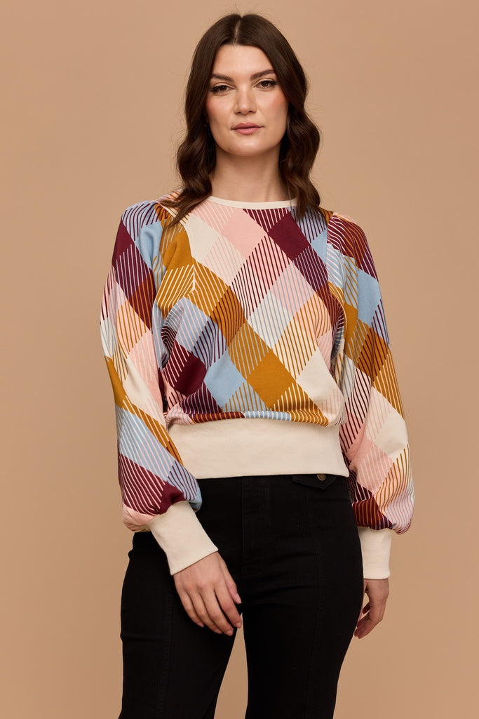 Frock Me Out Batwing Windcheater - Check Me Out