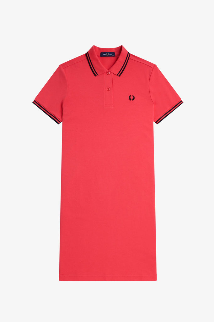 Fred Perry Twin Tipped Dress - Flamingo Tan/Black
