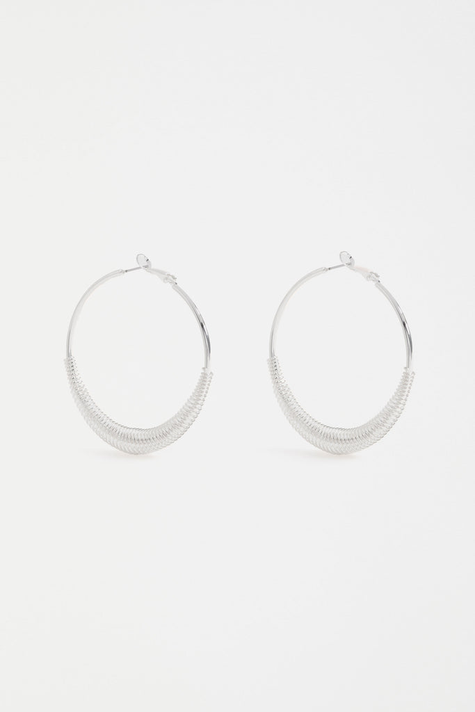 Elk Solf Metallic Hoop Earring