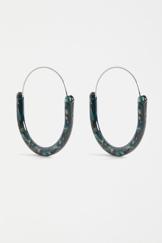 Elk Aki Hoop Earring - Collage