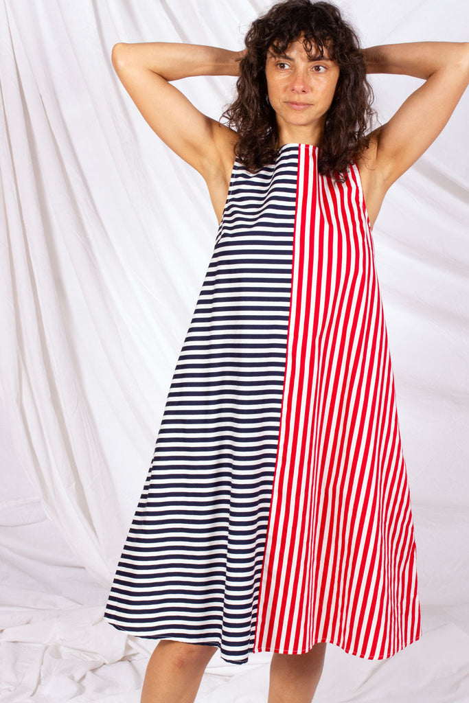 Kindling Eden Dress - Stripe Splice