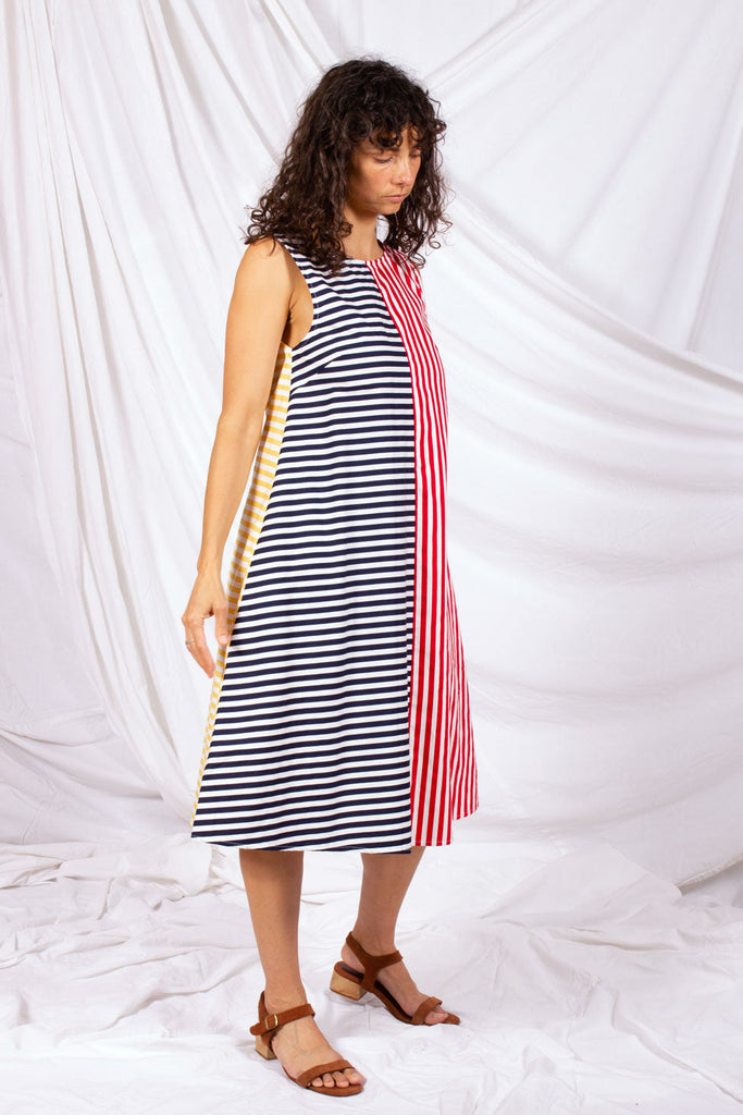 Kindling Eden Dress - Stripe Splice