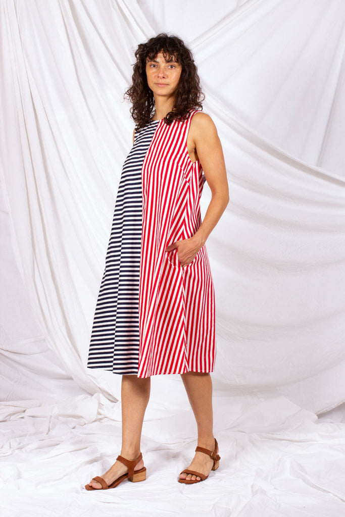 Kindling Eden Dress - Stripe Splice