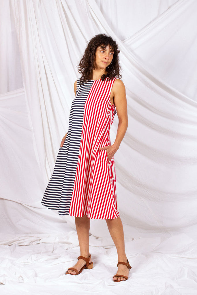 Kindling Eden Dress - Stripe Splice