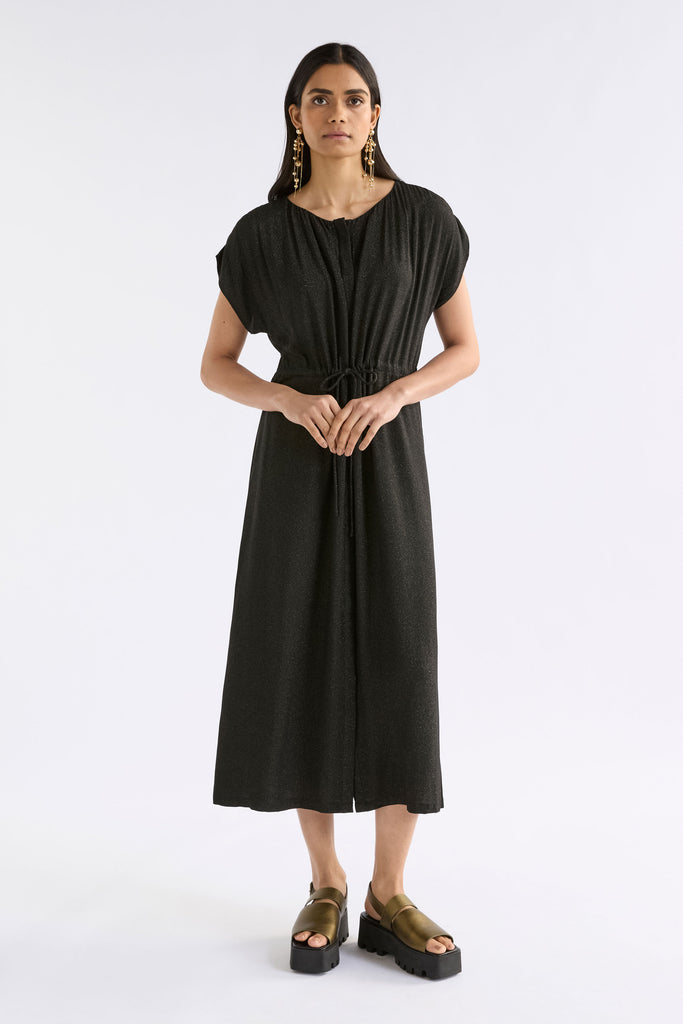 Elk Kash Dress - Black/Gold