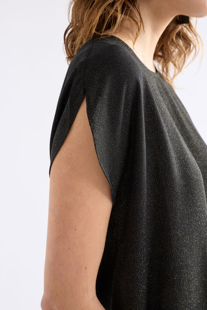 Elk Kash Top - Black/Gold