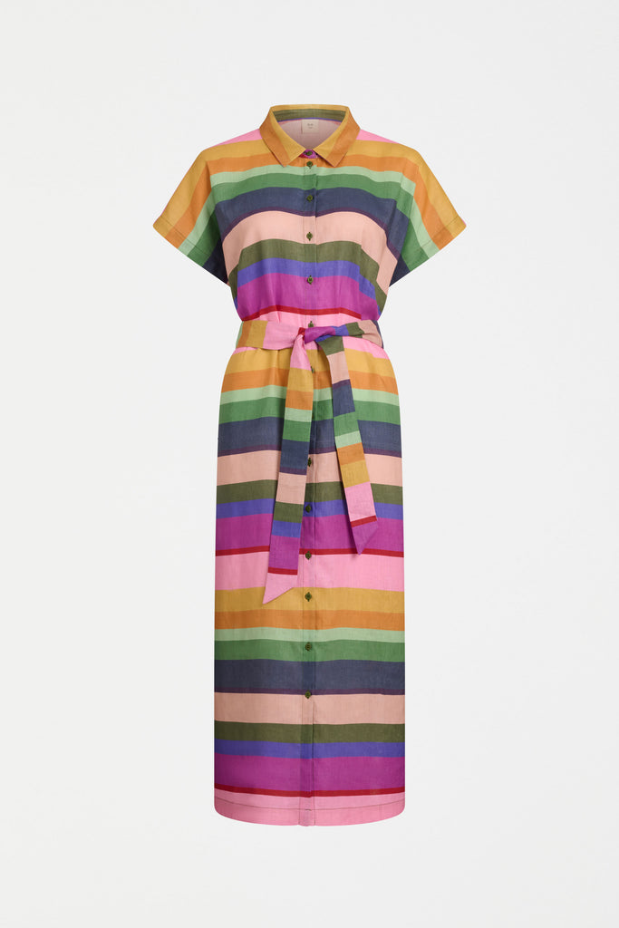 Elk Tilko Shirt Dress - Lysbro Print