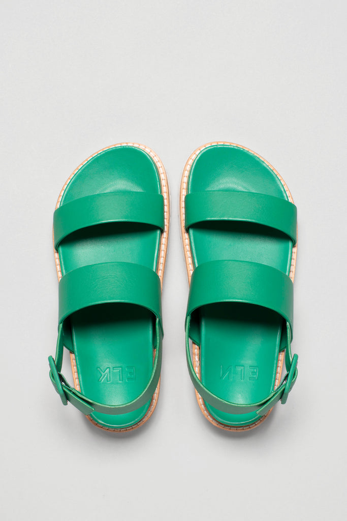 Elk Spenn Sandal - Aloe Green