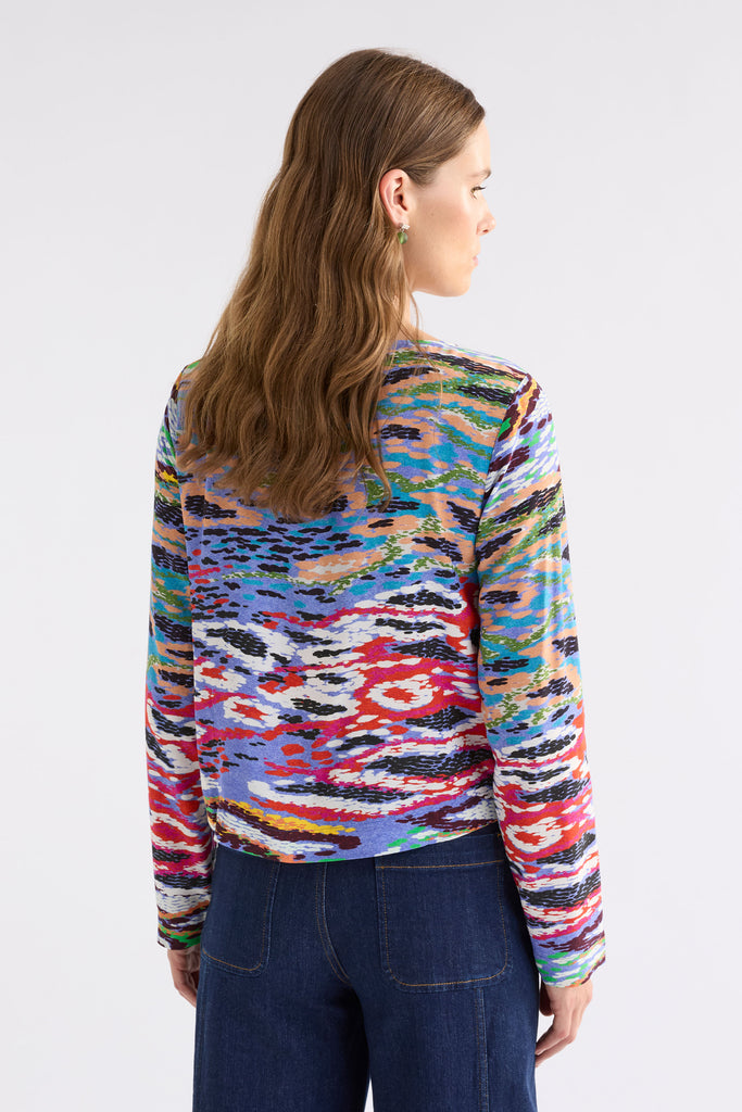Elk Dega Top - Serp Print