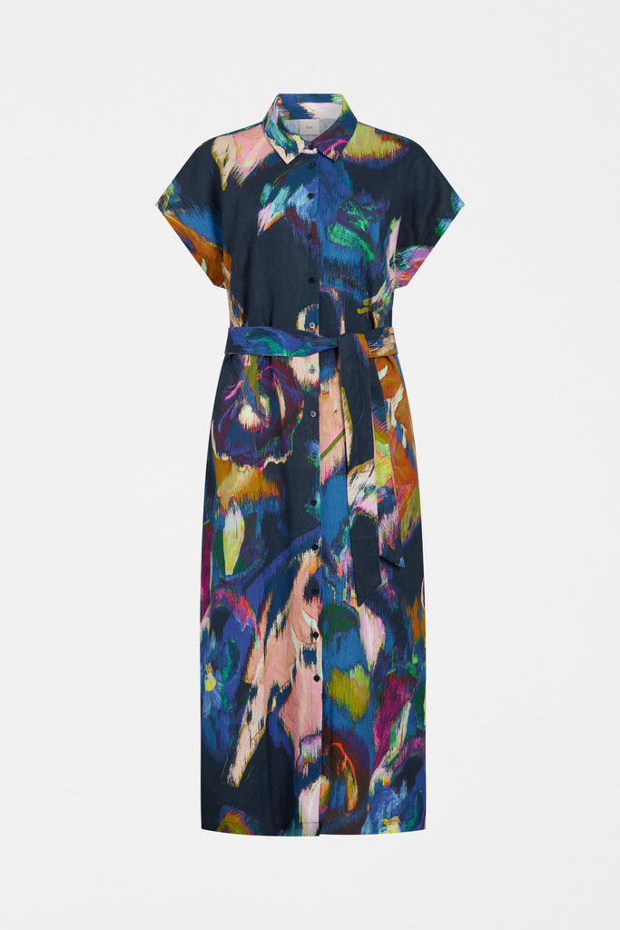 Elk Lato Dress - Vaara Print