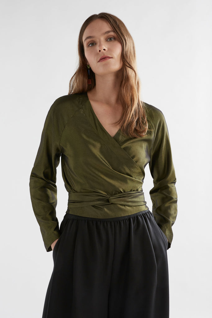 Elk Medjal Top - Gold/Black