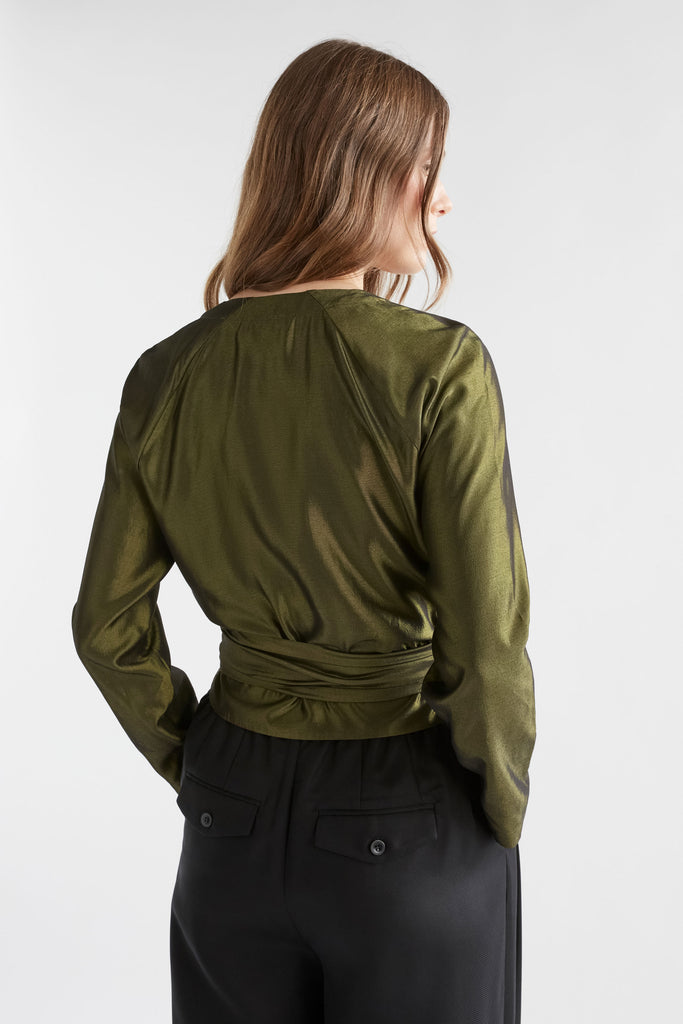 Elk Medjal Top - Gold/Black