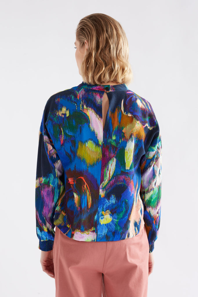 Elk Moda Turtle Neck Top - Vaara Print