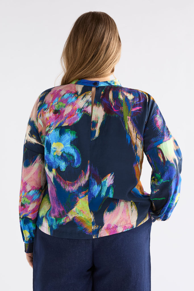 Elk Moda Turtle Neck Top - Vaara Print
