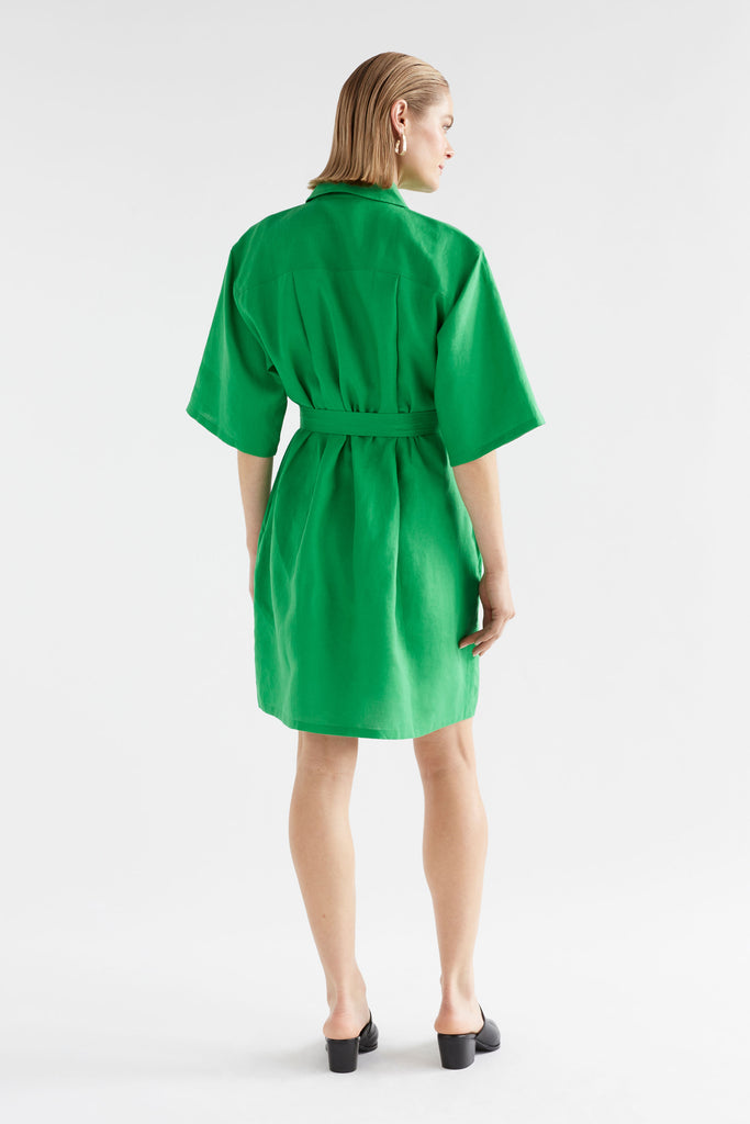 Elk Nayte Dress - Vine Green