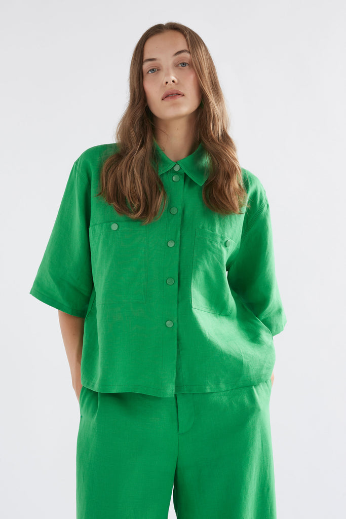 Elk Nayte Shirt - Vine Green