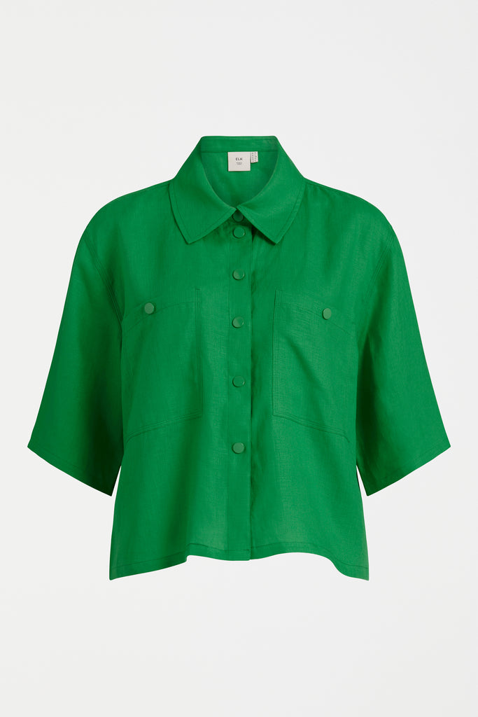 Elk Nayte Shirt - Vine Green