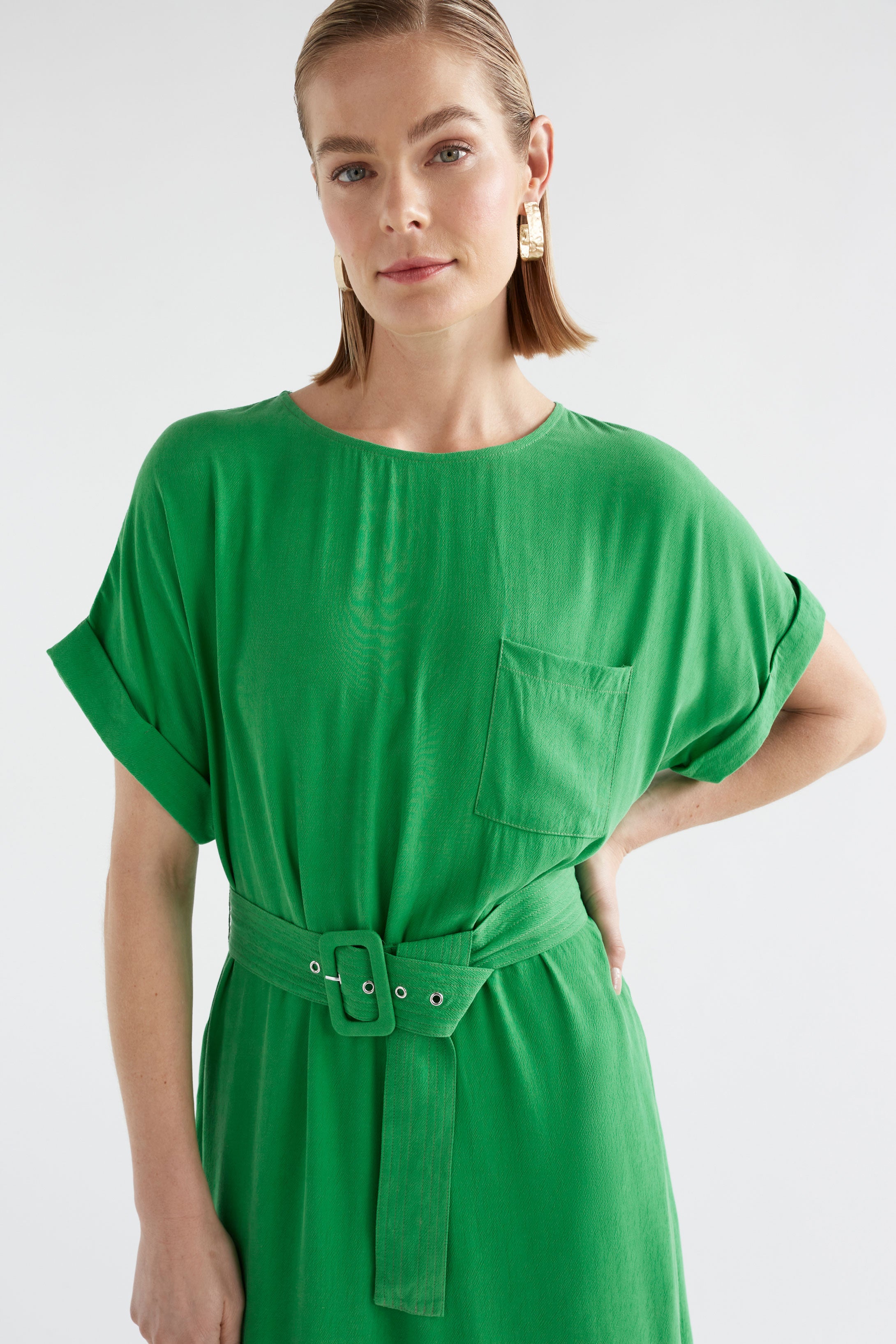 Elk Olyck Midi Dress - Vine Green | I Dream a Highway Elk Olyck Midi Dress - Vine Green | I Dream a Highway
