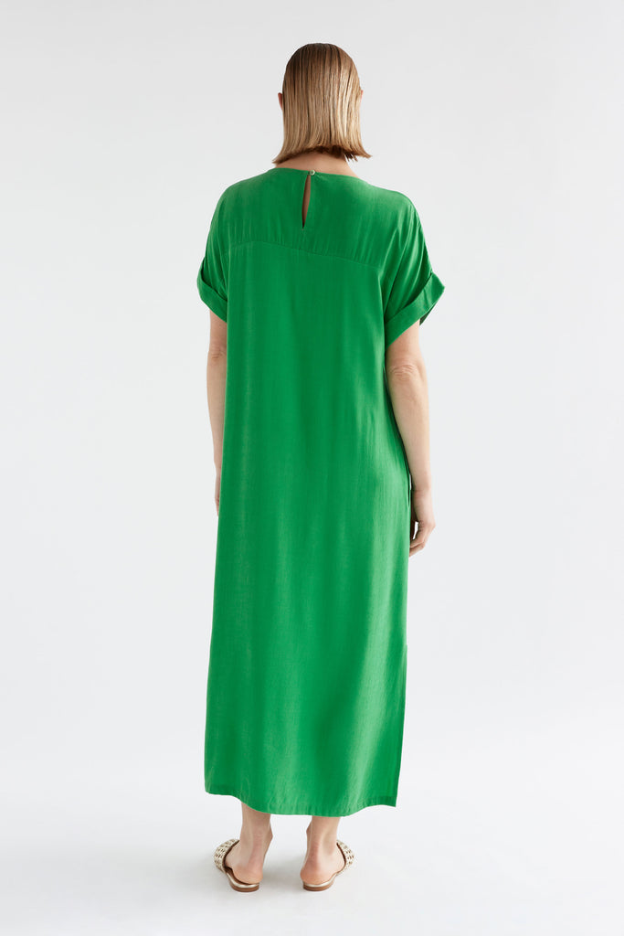 Elk Olyck Midi Dress - Vine Green