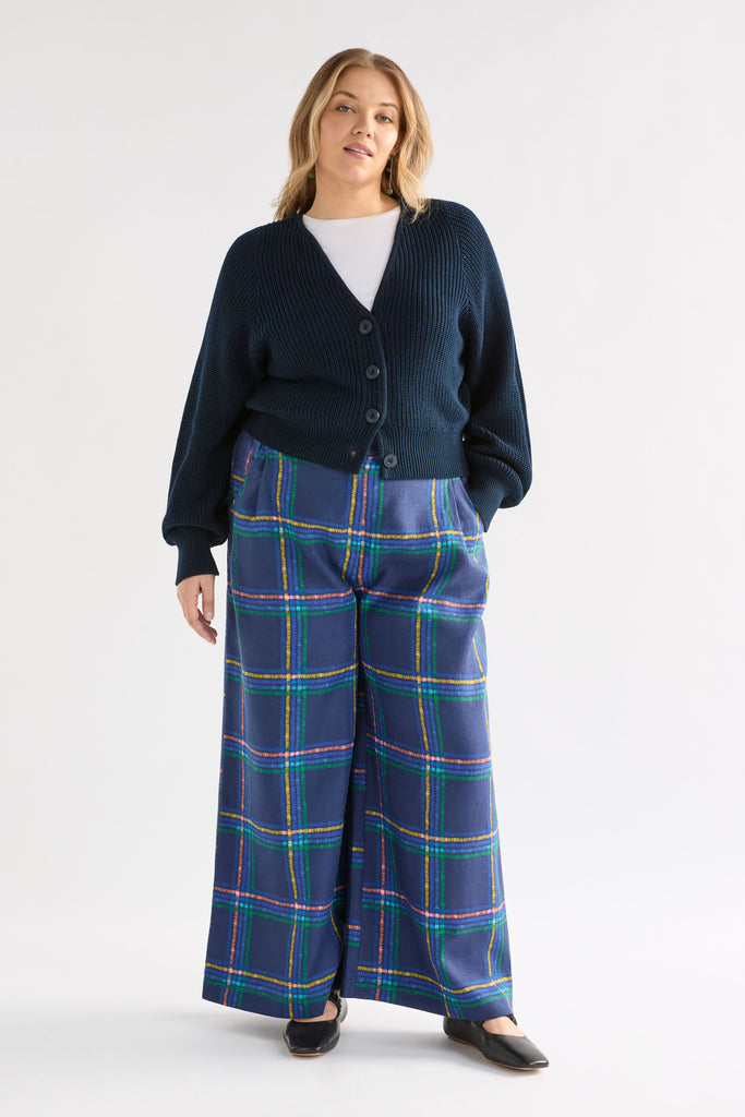 Elk Saari Cardigan - Bright Navy