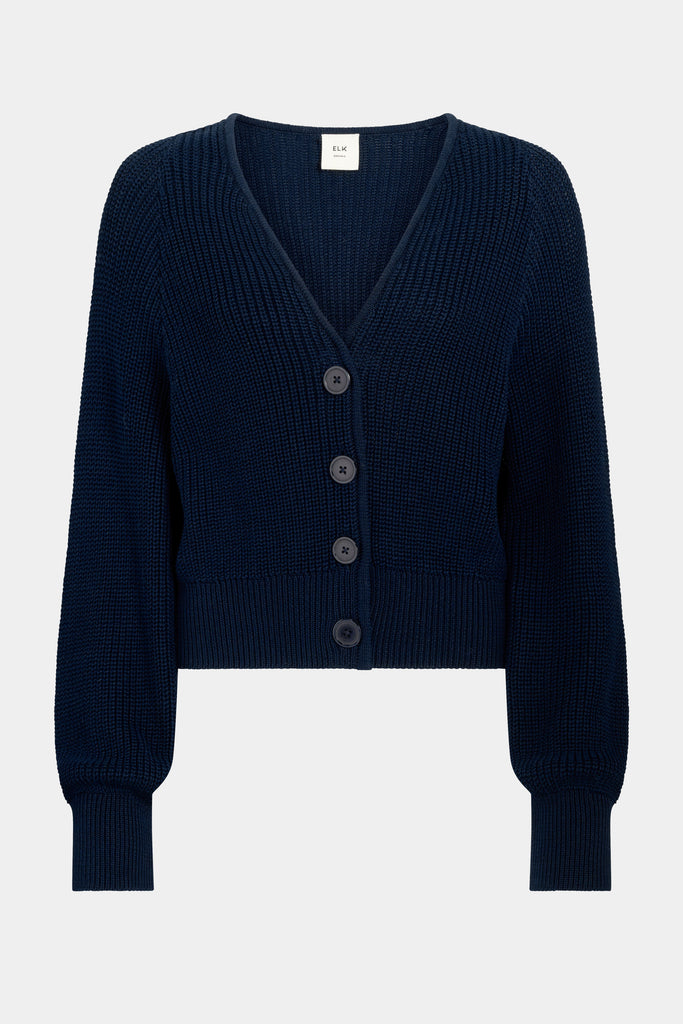 Elk Saari Cardigan - Bright Navy