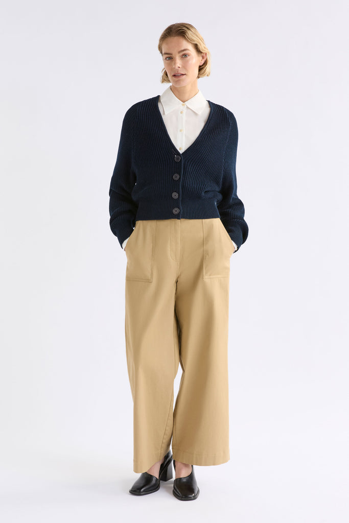 Elk Saari Cardigan - Bright Navy