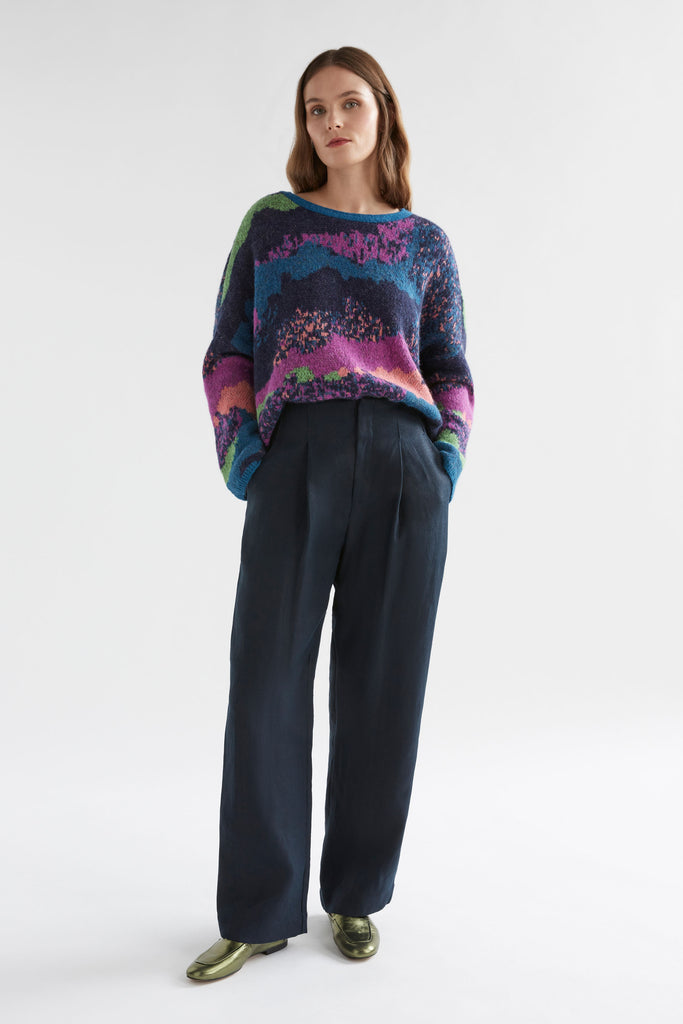 Elk Sprache Sweater - Multi Jacquard